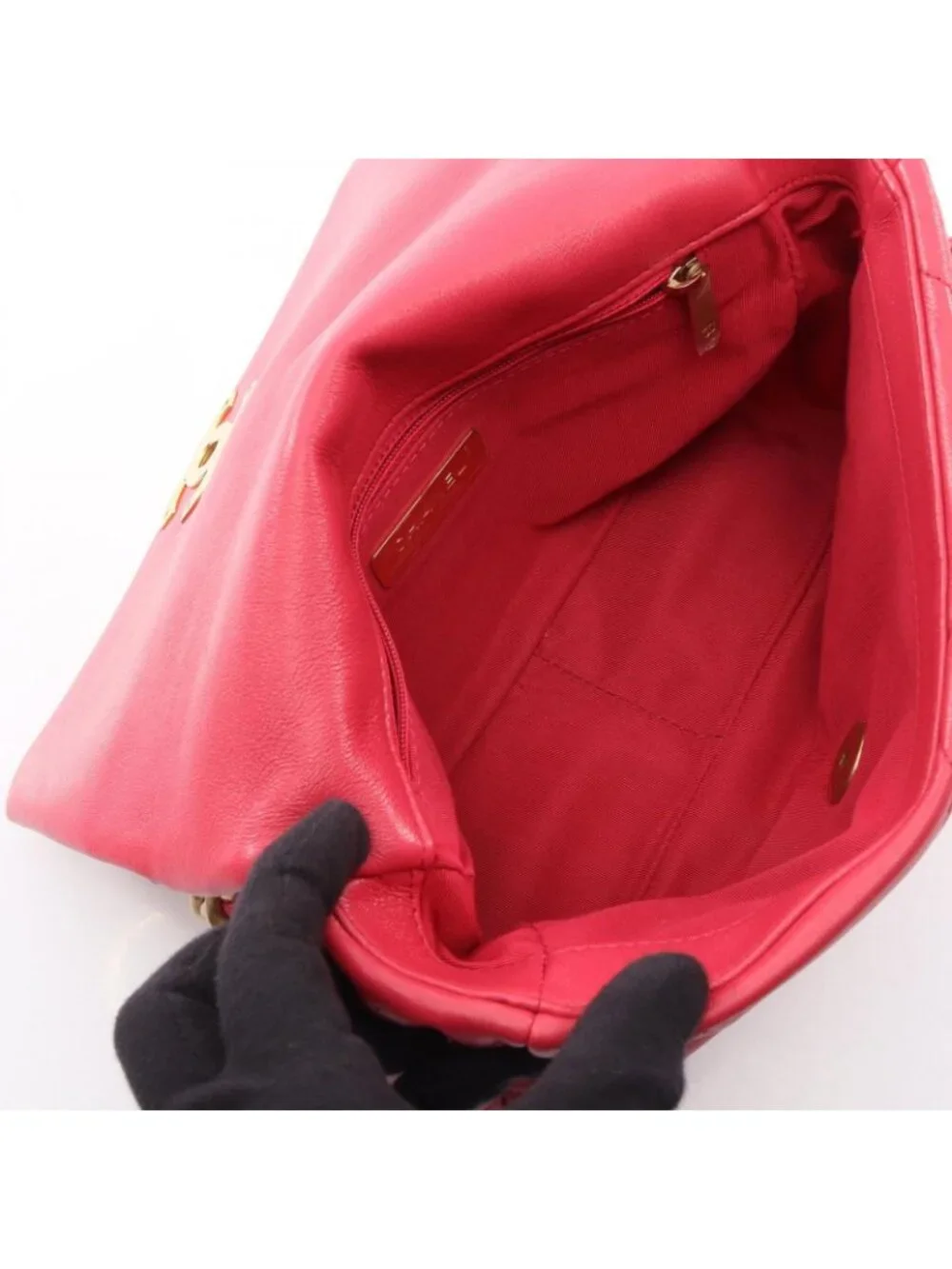 Chanel Shoulder Bag 19 Dizeneuf Quilted 2-Way Pink Lambskin 19 Chain